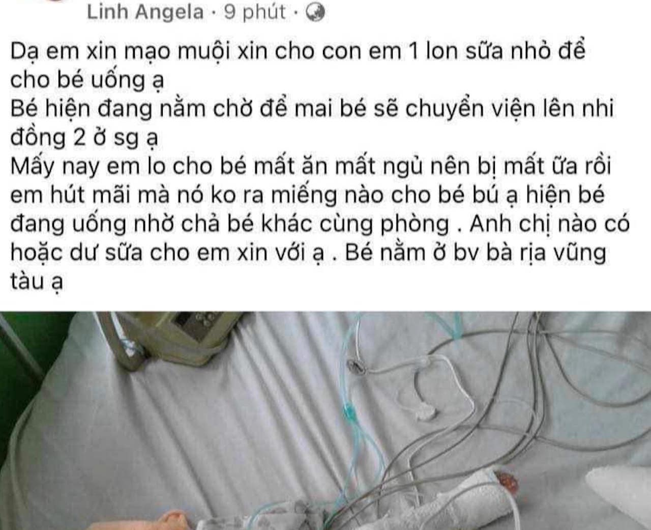 Vụ bé trai 3 tháng tuổi tử vong bất thường: Mẹ ruột từng lên mạng xã hội xin tiền - Ảnh 2.