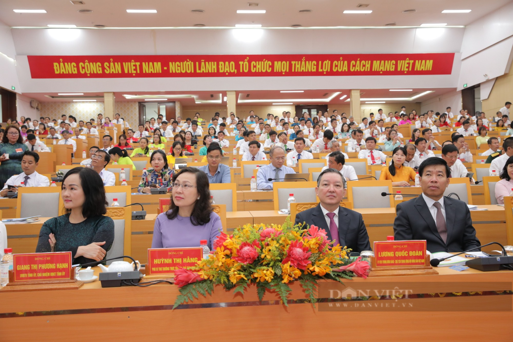 Chủ tịch Trung ương Hội Nông dân Việt Nam Lương Quốc Đoàn tham dự đại hội đại biểu hội nông dân tỉnh Bình Phước - Ảnh 1.