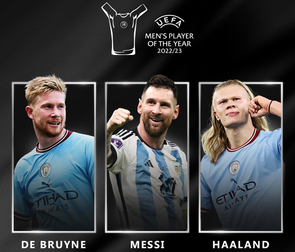 Vì sao Messi lọt top 3 đề cử Cầu thủ xuất sắc nhất năm của UEFA? - Ảnh 1.
