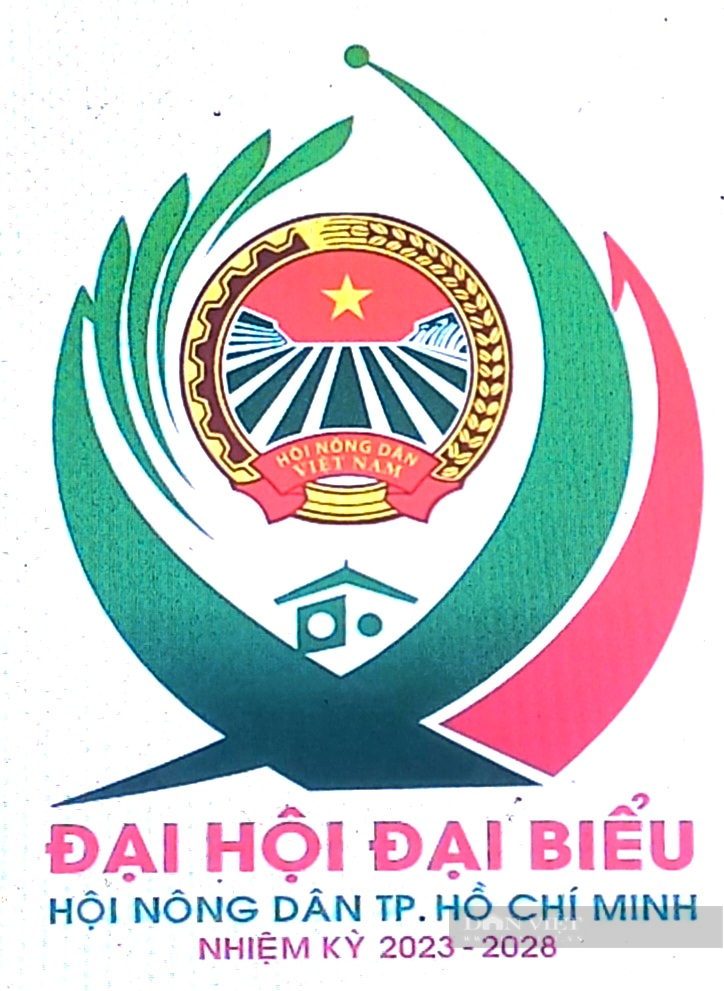 Hội ND TP.HCM công bố biểu trưng (Logo) chính thức Đại hội Đại biểu Hội Nông dân TP.HCM, lần thứ XI, nhiệm kỳ 2023-2028 - Ảnh 1.