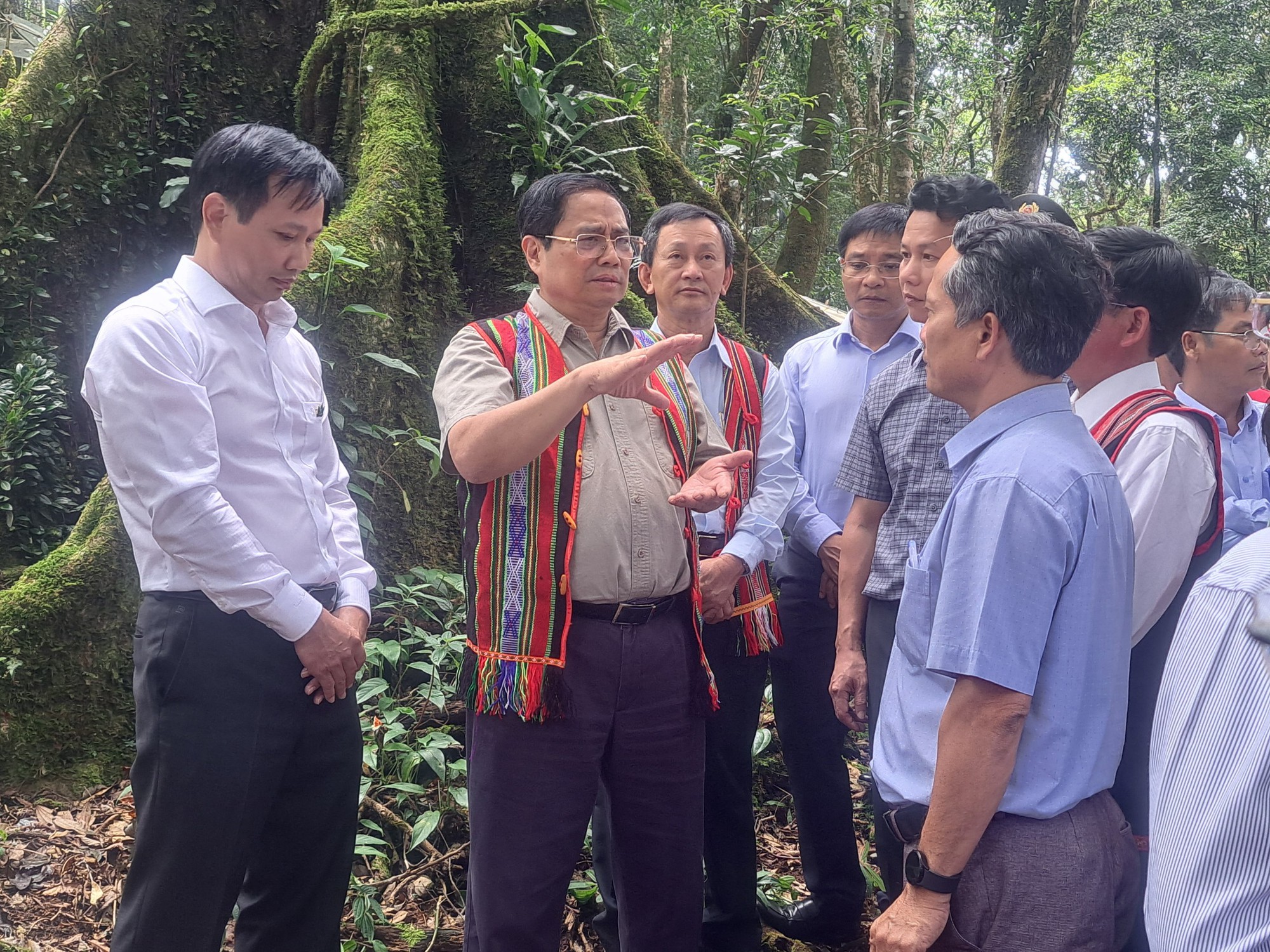 Thủ tướng Phạm Minh Chính tặng sâm Ngọc Linh giống cho hộ nghèo ở Kon Tum - Ảnh 2.