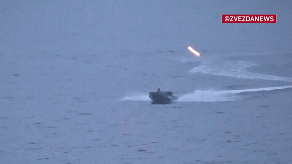 Tàu hộ vệ tên lửa Nga dễ dàng bắn nổ xuồng tự sát - Ảnh 3.