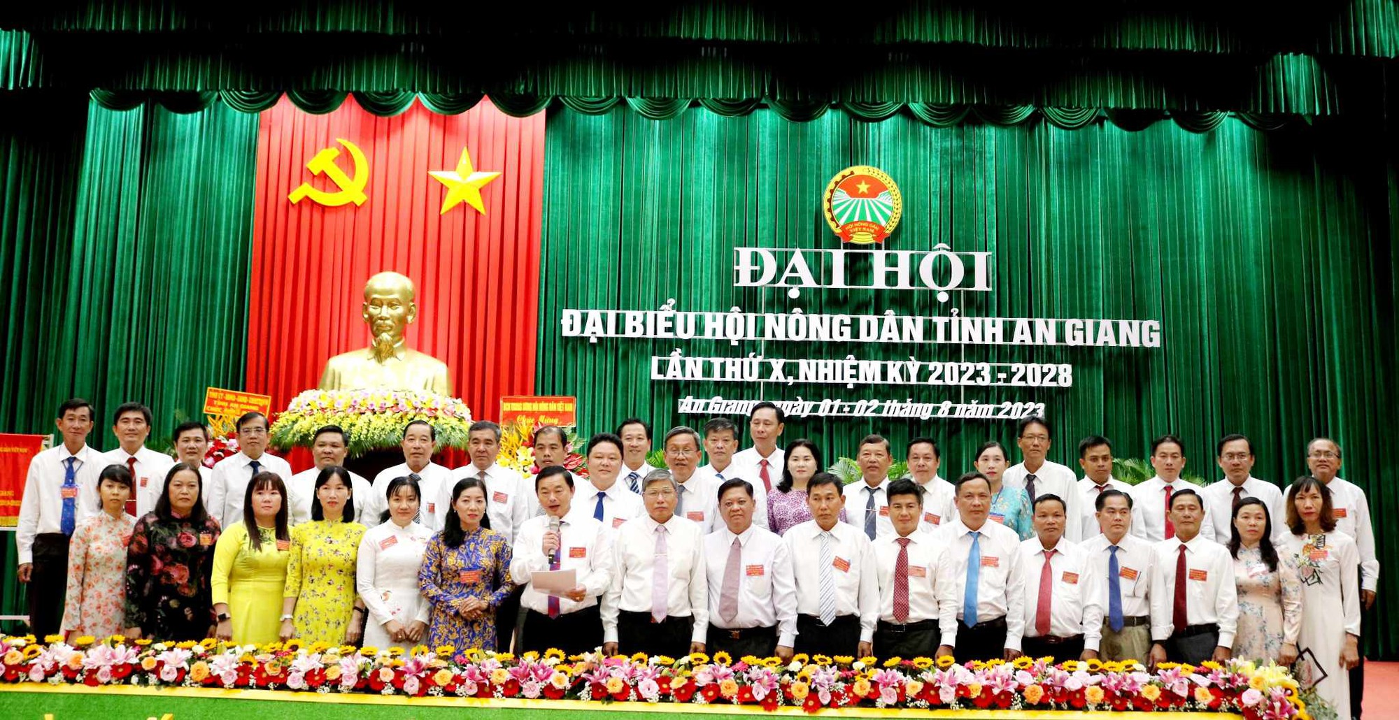 Ông Nguyễn Văn Nhiên được bầu tái đắc cử chức Chủ tịch Hội Nông dân tỉnh An Giang, nhiệm kỳ 2023-2028 - Ảnh 3.