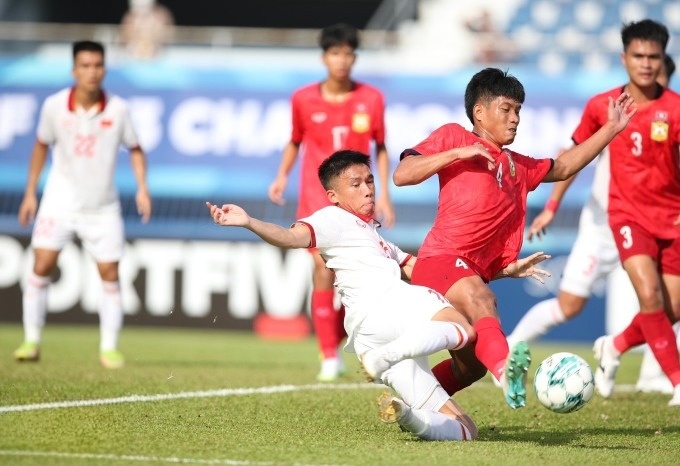 Tiền vệ U23 Việt Nam bị mất oan bàn thắng trong trận thắng U23 Lào? - Ảnh 1.