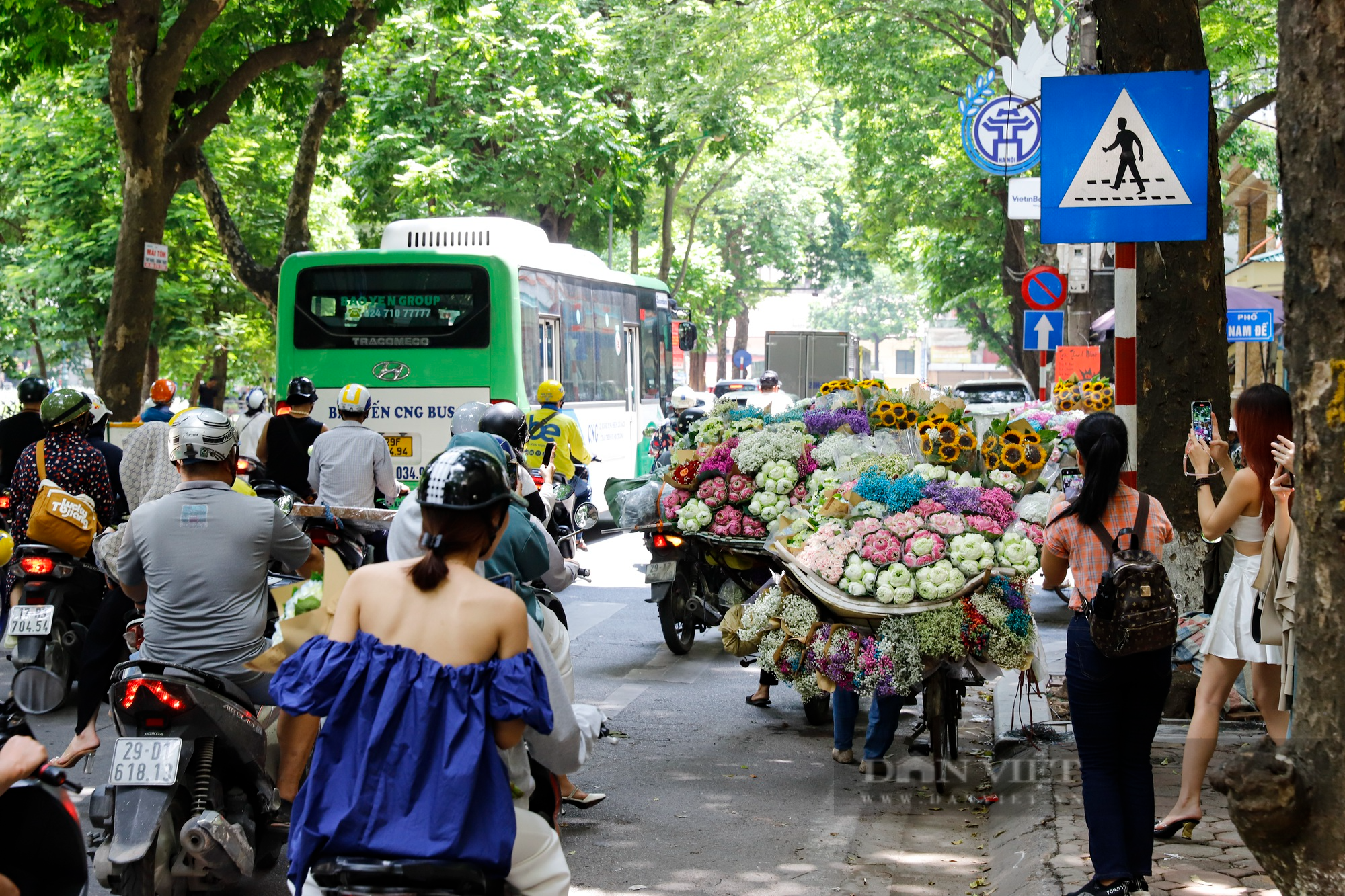 Giới trẻ ùn ùn đổ về đường Phan Đình Phùng chụp ảnh, nhưng lại vắng tanh ngay sau đó - Ảnh 12.