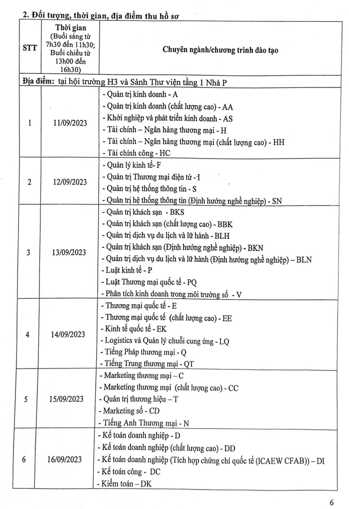 Lịch nhập học Trường Đại học Thương mại 2023, thí sinh nên xem ngay - Ảnh 2.