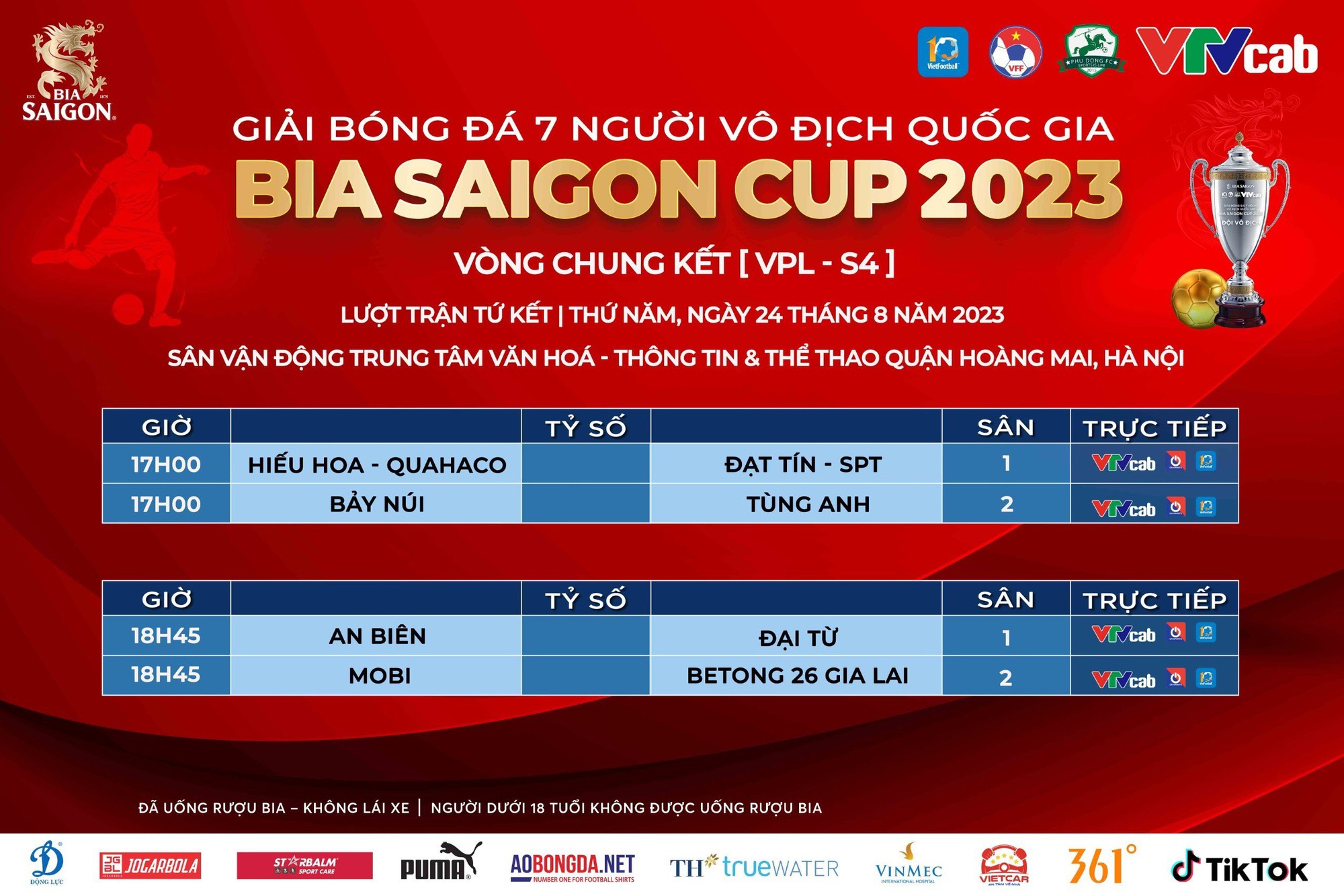 &quot;Bát hùng&quot; tranh tài tại VCK Giải bóng đá 7 người vô địch quốc gia - Bia Saigon Cup 2023  - Ảnh 6.