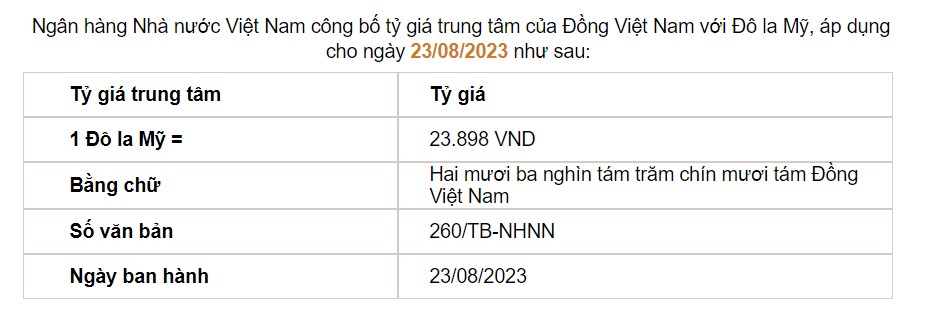 Tỷ giá USD hôm nay 23/8: USD trong nước vọt tăng mạnh - Ảnh 2.