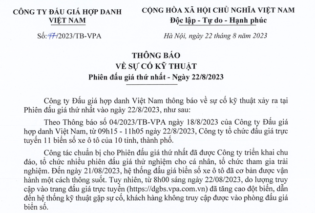 Được chọn đấu giá biển đẹp nhưng công ty đấu giá hợp danh Việt Nam tài sản chỉ vài tỷ đồng, liên tục báo lỗ - Ảnh 1.