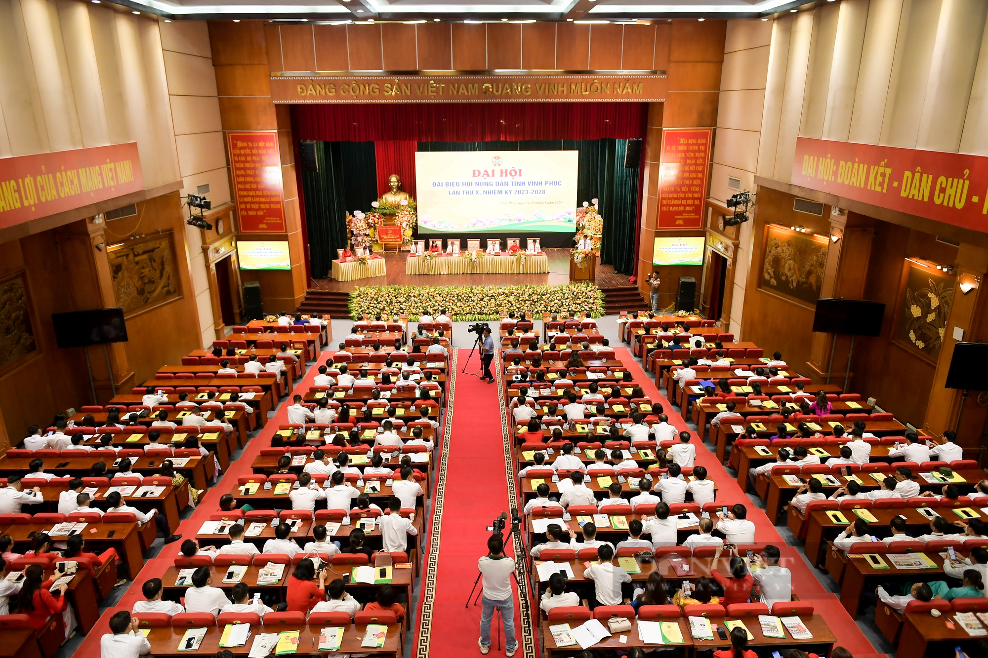 Hình ảnh Đại hội đại biểu Hội Nông dân tỉnh Vĩnh Phúc lần thứ X, nhiệm kỳ 2023-2028 - Ảnh 1.