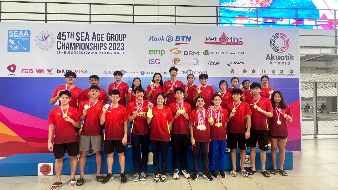 Thần đồng bơi lội Thúy Hiền tỏa sáng, Việt Nam thắng lớn tại giải trẻ Đông Nam Á - Ảnh 3.
