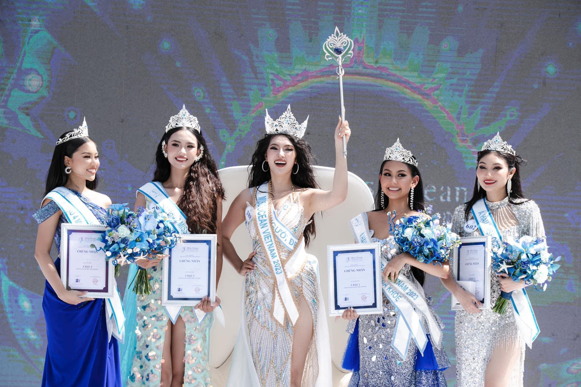 MC Giang Thái vừa đoạt giải Á hậu 4 Hoa hậu Đại dương Việt Nam 2023: &quot;Ở vị trí nào tôi vẫn thấy hạnh phúc&quot; - Ảnh 4.