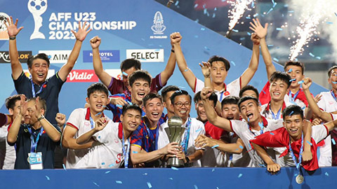 Thắng U23 Indonesia, U23 Việt Nam được VFF thưởng 1 tỷ đồng - Ảnh 1.