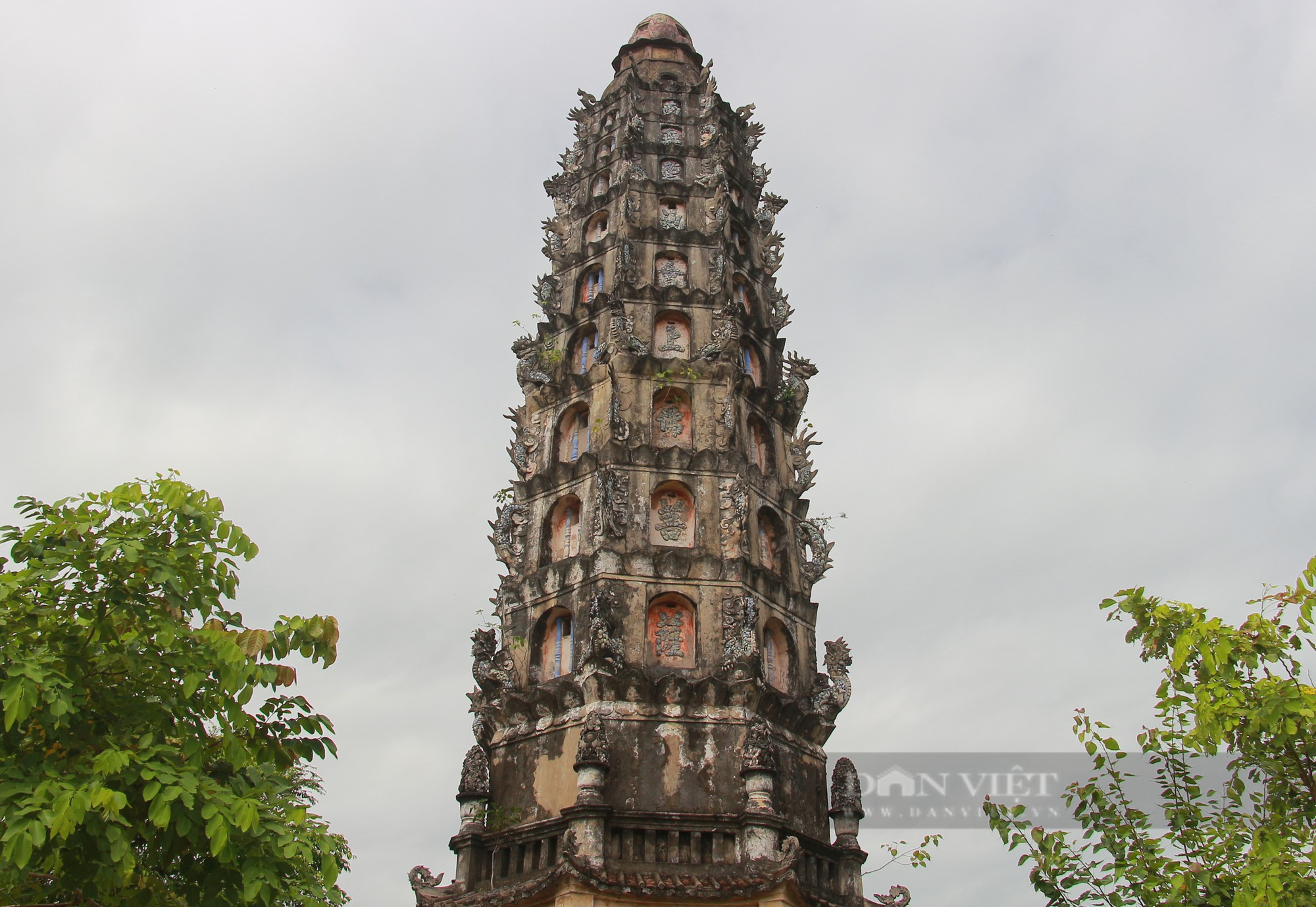 Độc đáo tháp Cửu phẩm Liên Hoa cao 9 tầng hoa sen ở một ngôi chùa cổ kính đất Nam Định- Ảnh 6.