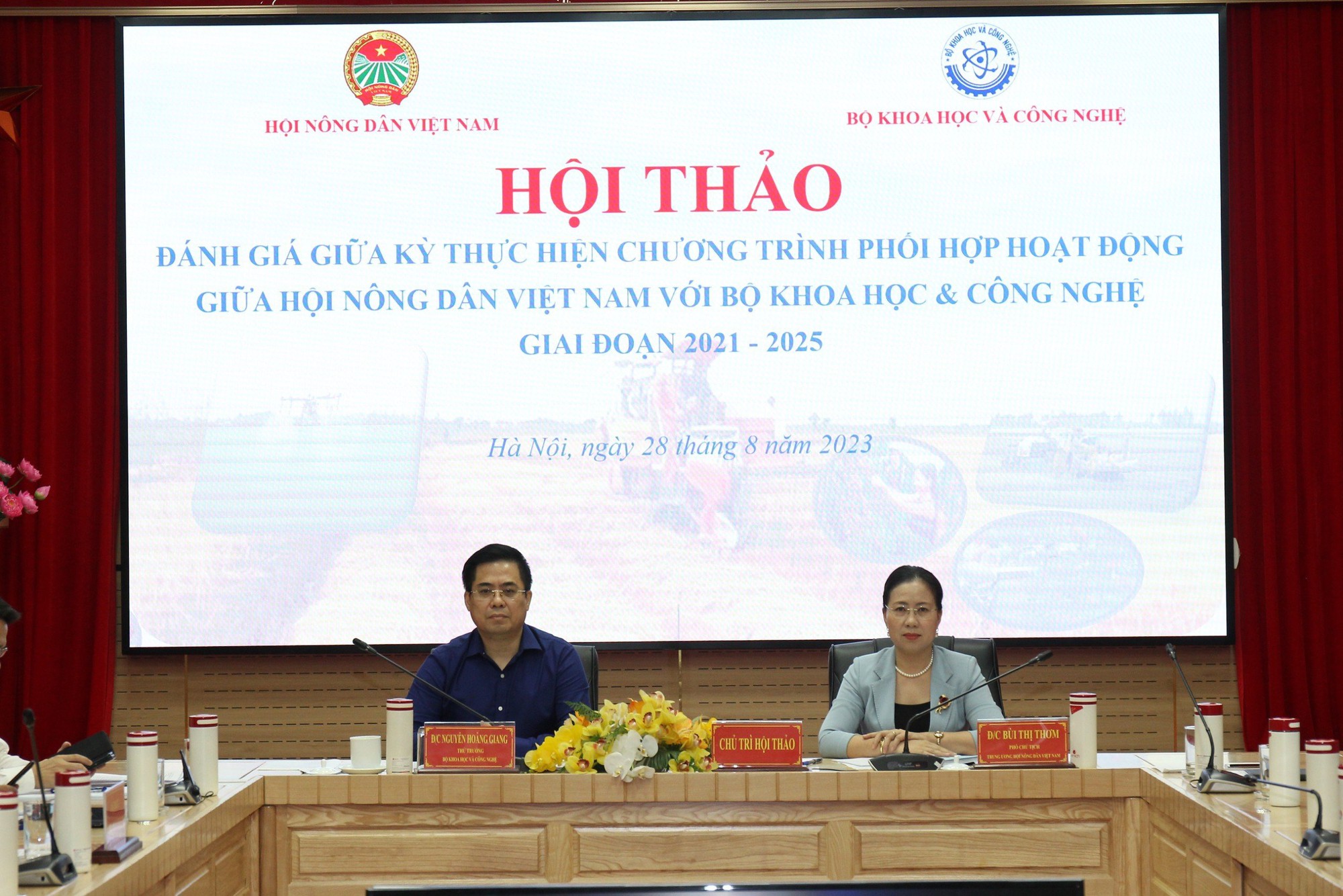 Hội thảo sơ kết đánh giá chương trình phối hợp giữa Hội Nông dân Việt Nam và Bộ Khoa học công nghệ - Ảnh 3.