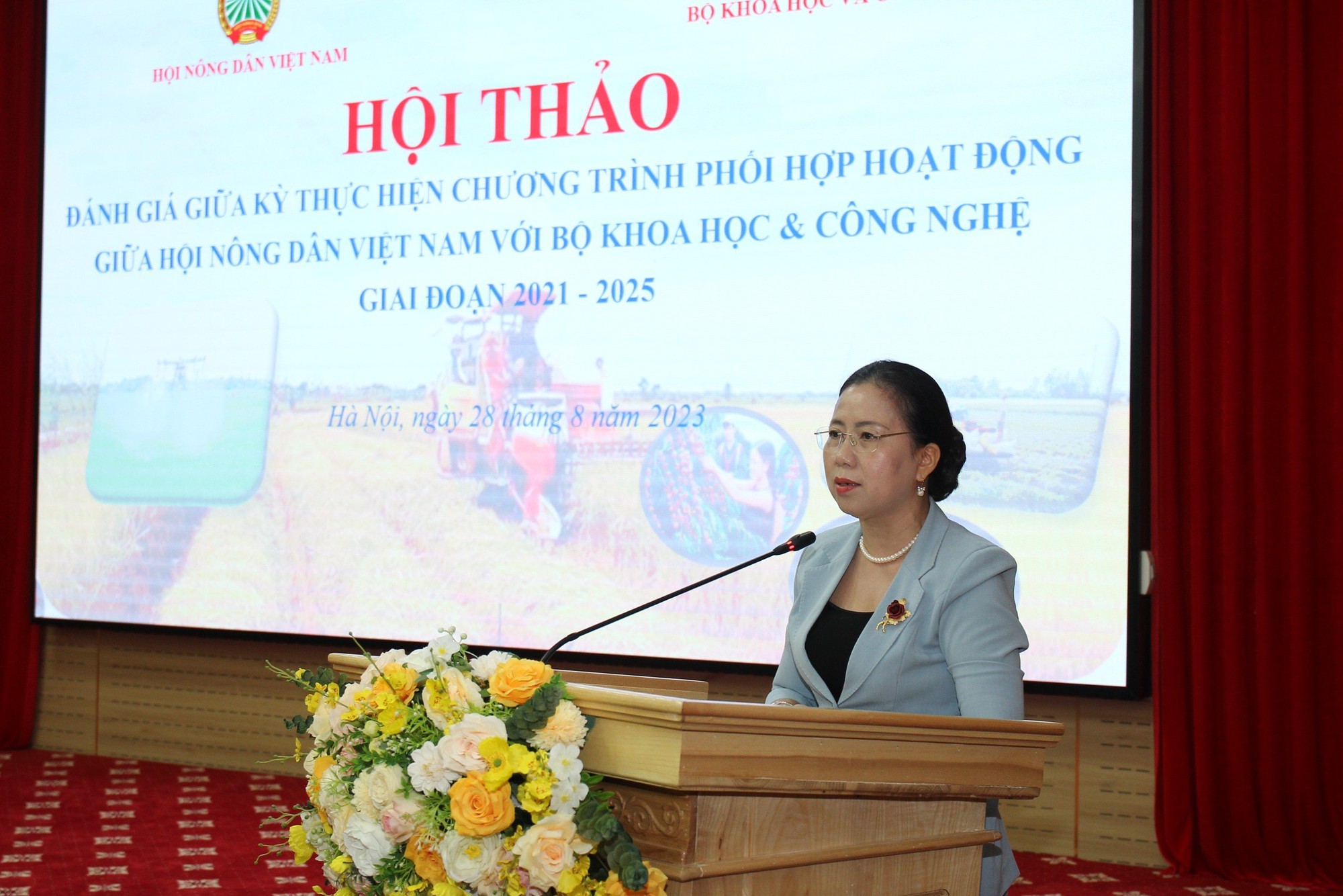 Hội thảo sơ kết đánh giá chương trình phối hợp giữa Hội Nông dân Việt Nam và Bộ Khoa học công nghệ - Ảnh 2.