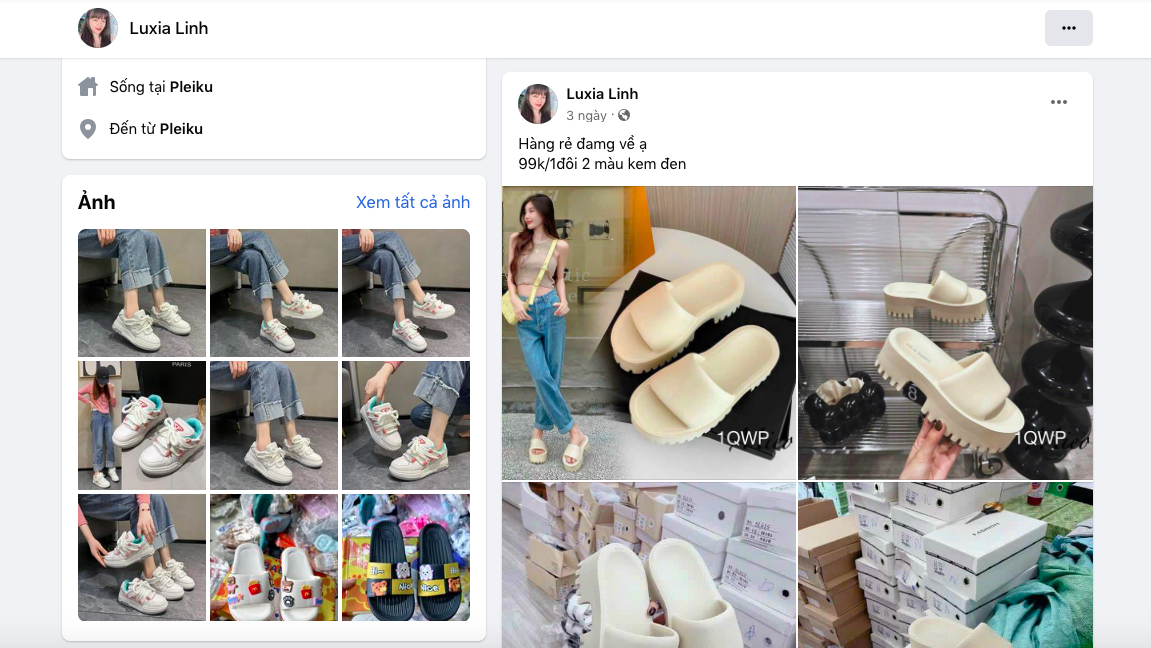 Rao bán 52 đôi giày trên Facebook, chủ hàng bị phạt 31 triệu đồng - Ảnh 1.