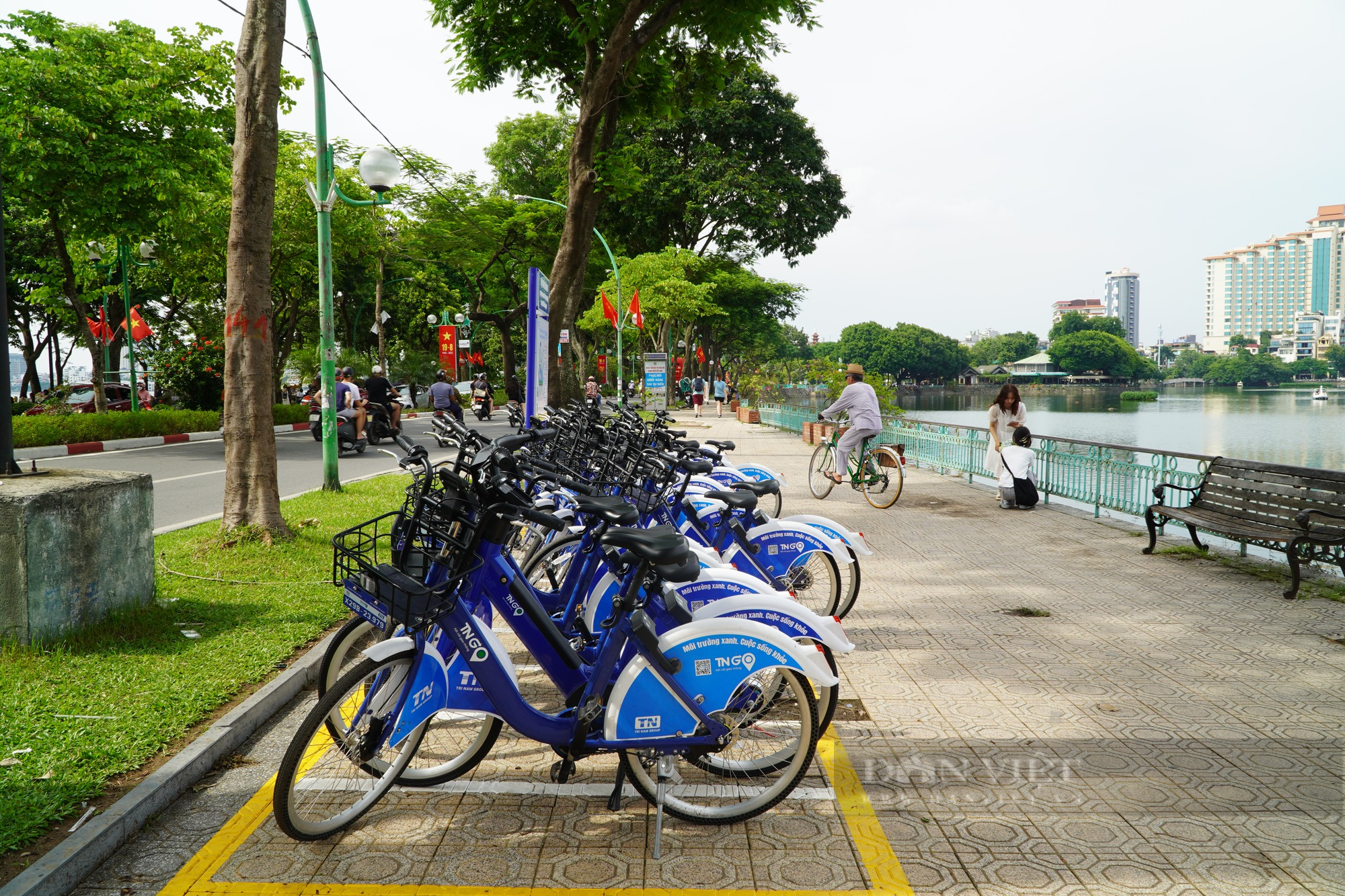 Trải nghiệm dịch vụ xe đạp công cộng, thú vui mới của người Hà Nội - Ảnh 10.