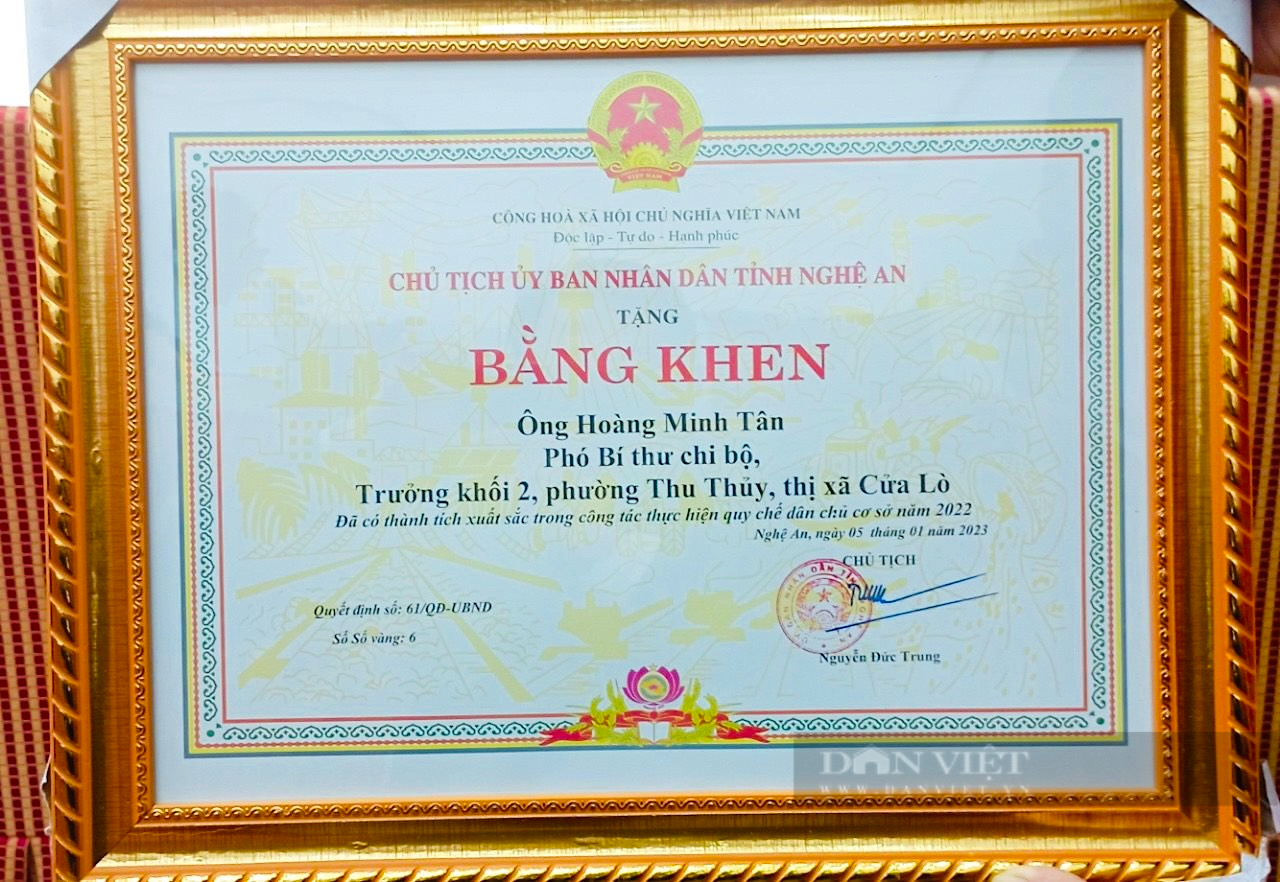 Phường Thu Thuỷ (TX Cửa Lò), dân vận khéo trong huy động nội lực xây dựng khu dân cư kiểu mẫu - Ảnh 6.