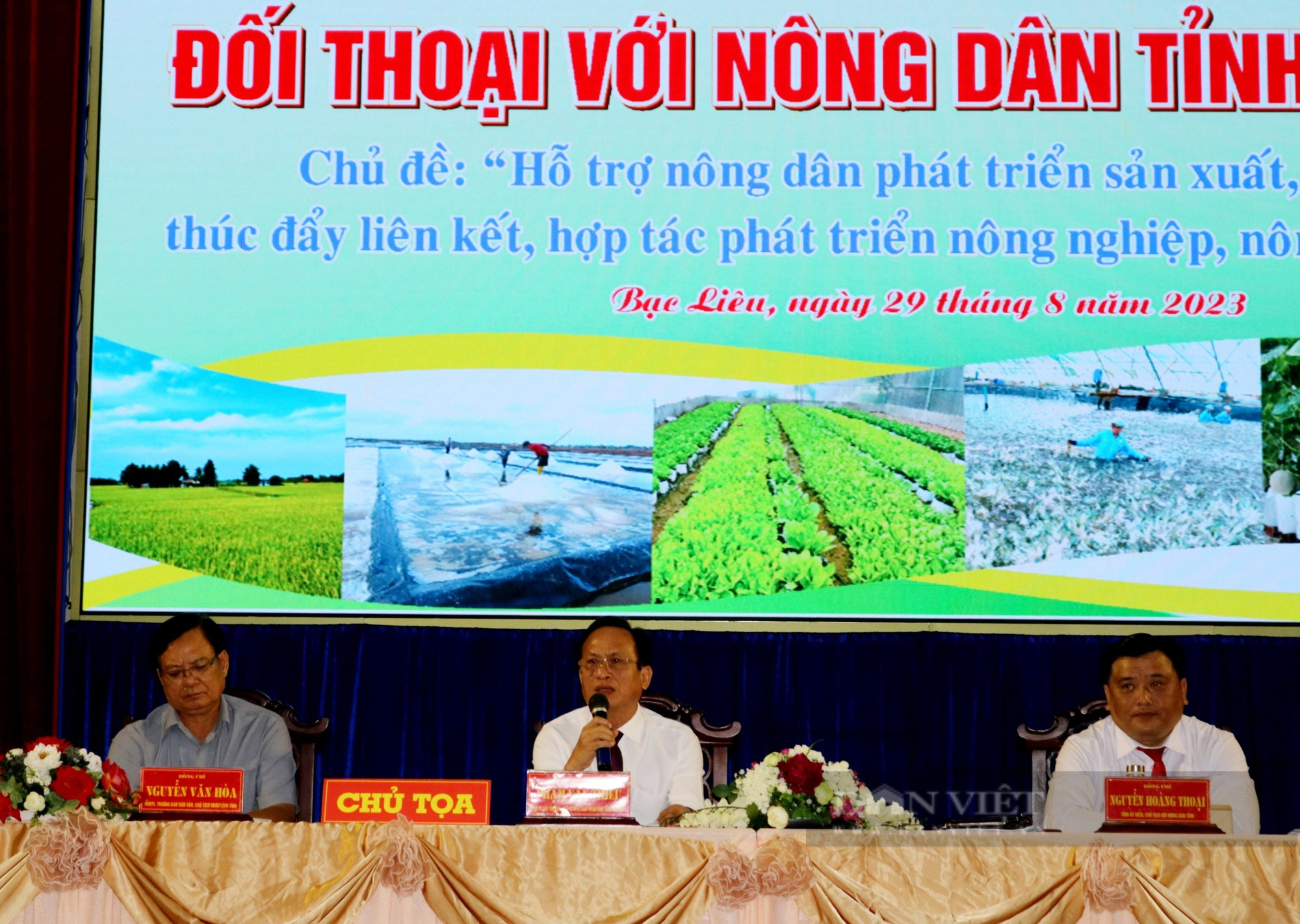 Chủ tịch UBND tỉnh Bạc Liêu Phạm Văn Thiều đối thoại với nông dân - Ảnh 6.