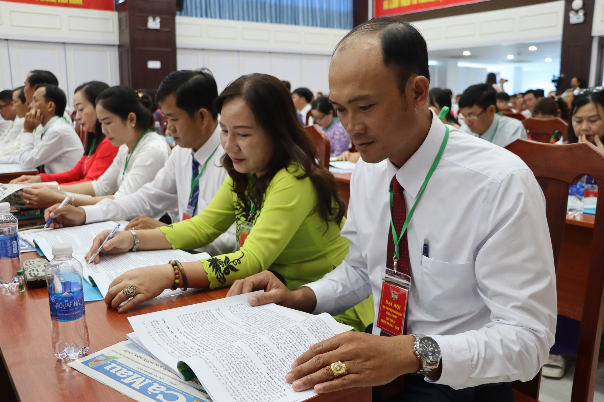 Bí thư Tỉnh ủy Cà Mau và Phó Chủ tịch BCH TƯ Hội NDVN dự, chỉ đạo Đại hội đại biểu Hội Nông dân tỉnh - Ảnh 8.