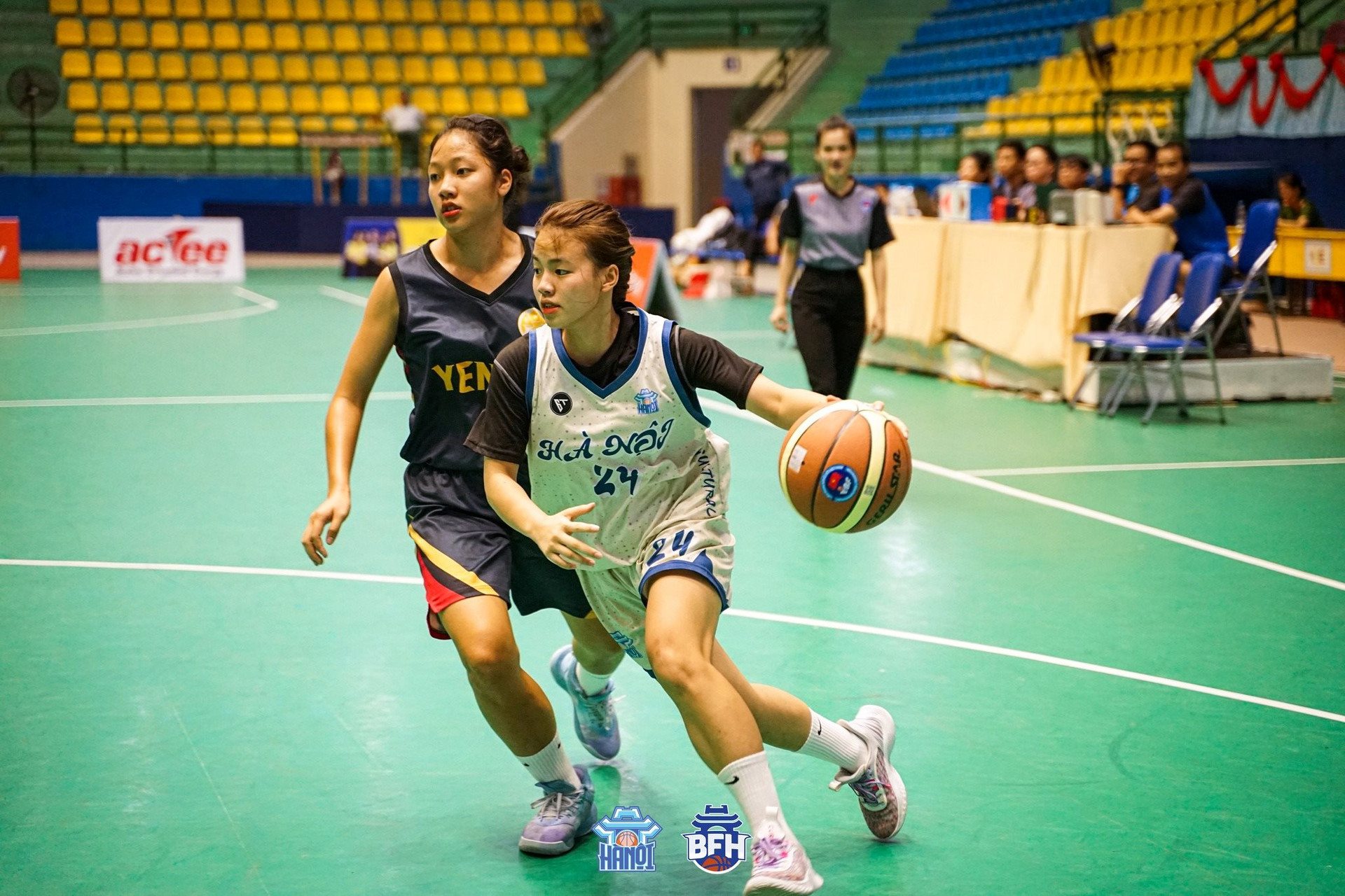 Bóng rổ nữ Hà Nội lần đầu vô địch giải U18 quốc gia - Ảnh 1.