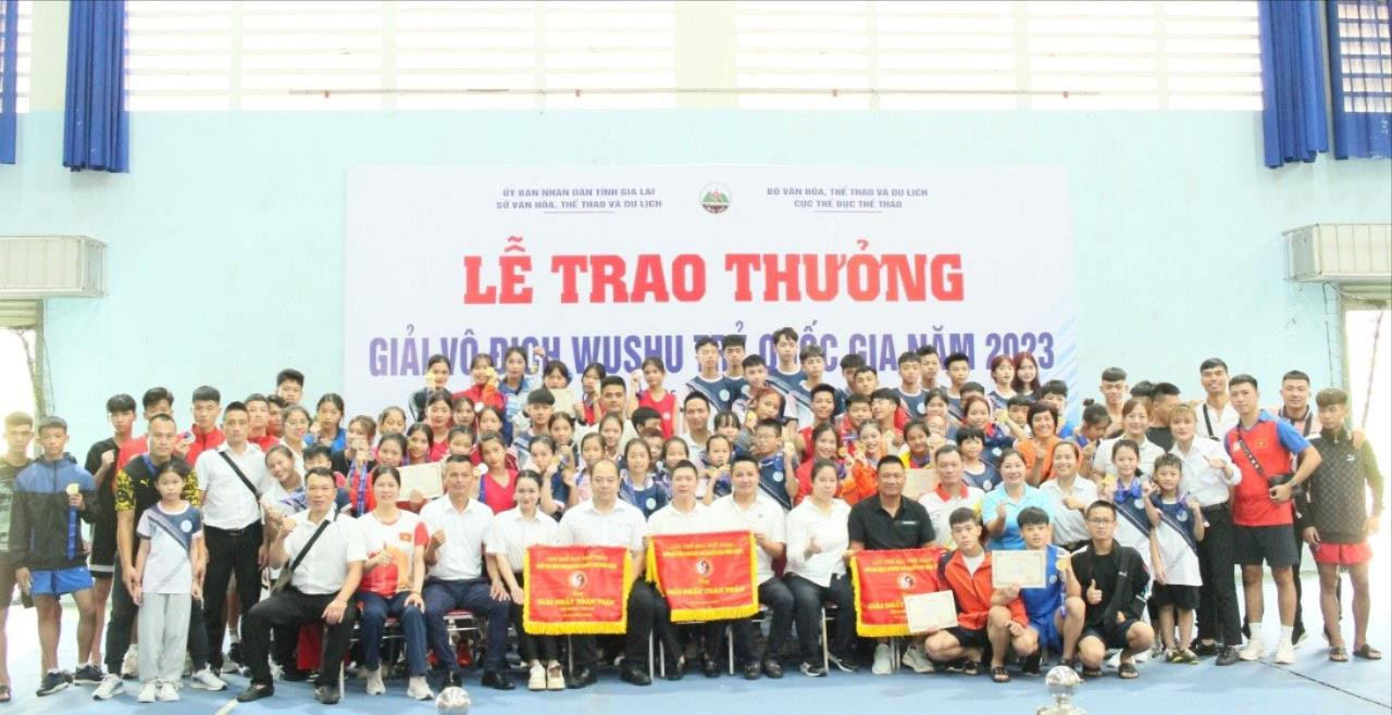 Hà Nội giành ngôi nhất toàn đoàn Giải vô địch wushu trẻ quốc gia 2023 - Ảnh 2.