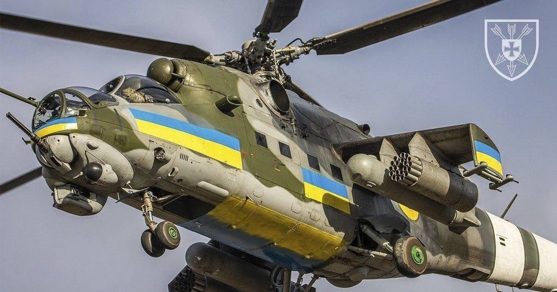 Bất ngờ lớn khi trực thăng Mi-24V Ukraine dùng rocket Mỹ - Ảnh 4.