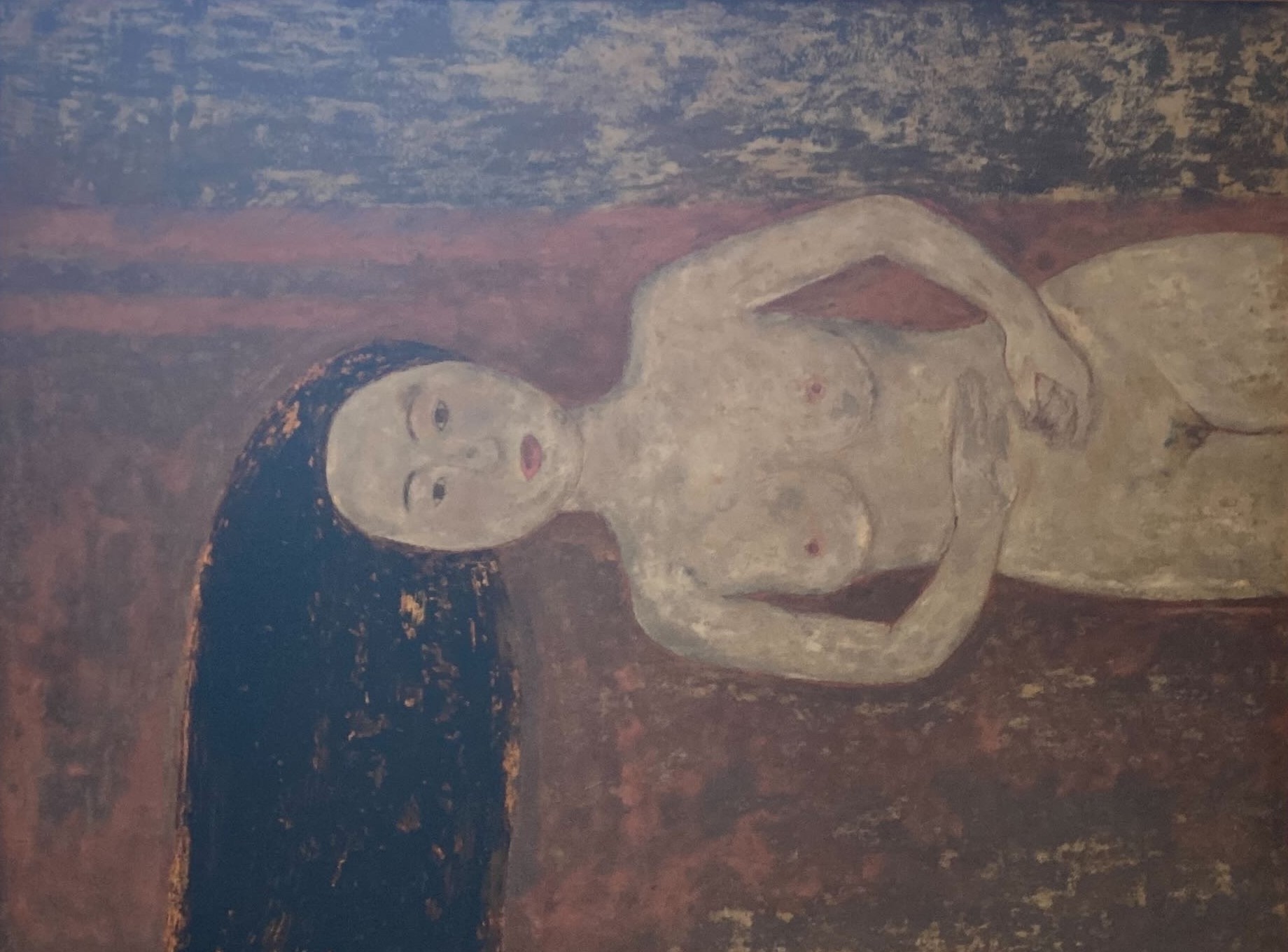  Ngỡ ngàng với 3 bức tranh nude trong triển lãm tranh sơn mài ở Bảo tàng Mỹ thuật Việt Nam   - Ảnh 4.