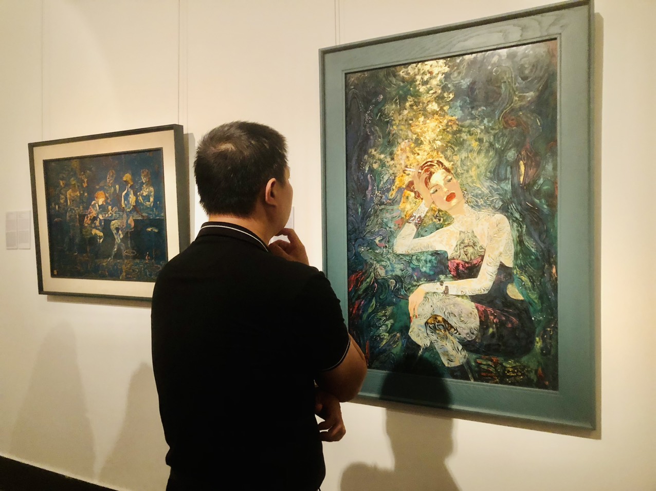  Ngỡ ngàng với 3 bức tranh nude trong triển lãm tranh sơn mài ở Bảo tàng Mỹ thuật Việt Nam   - Ảnh 1.