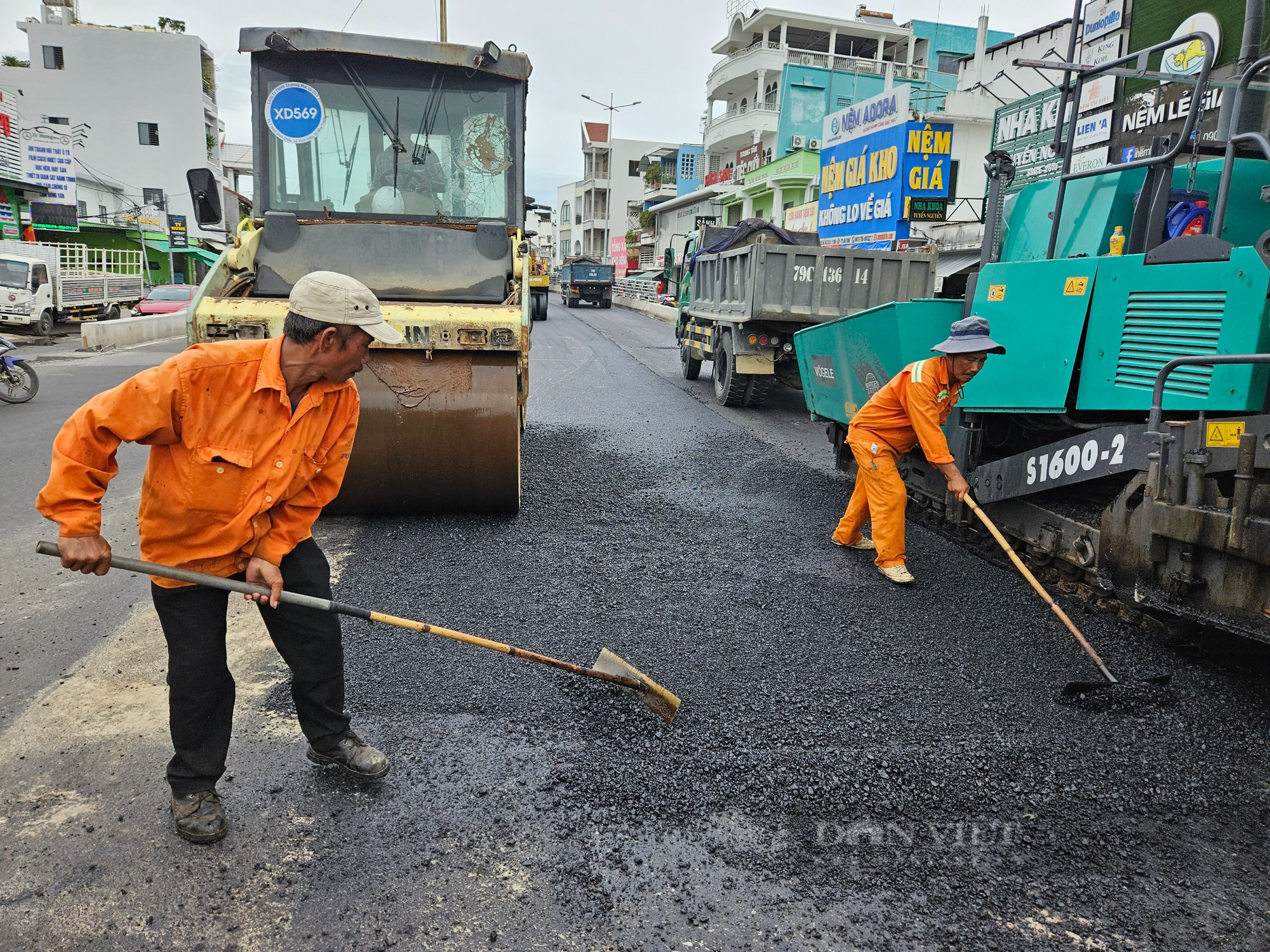 Cận cảnh nút giao thông Ngọc Hội Nha Trang trước ngày thông xe - Ảnh 4.