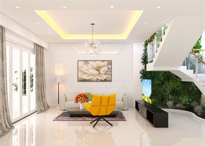 Thiết kế phòng khách với phong cách tối giản cho căn hộ chung cư  - Ảnh 10.