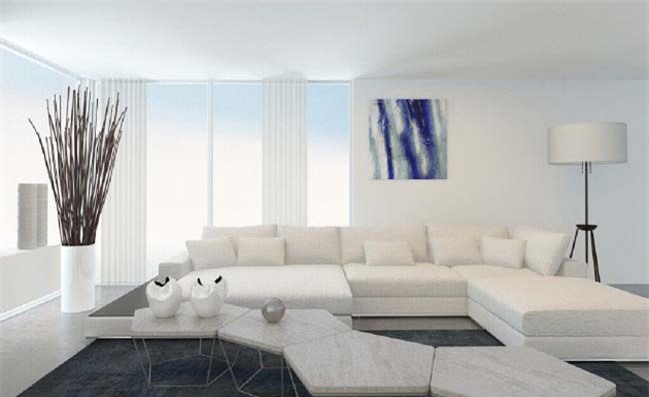 Thiết kế phòng khách với phong cách tối giản cho căn hộ chung cư  - Ảnh 2.