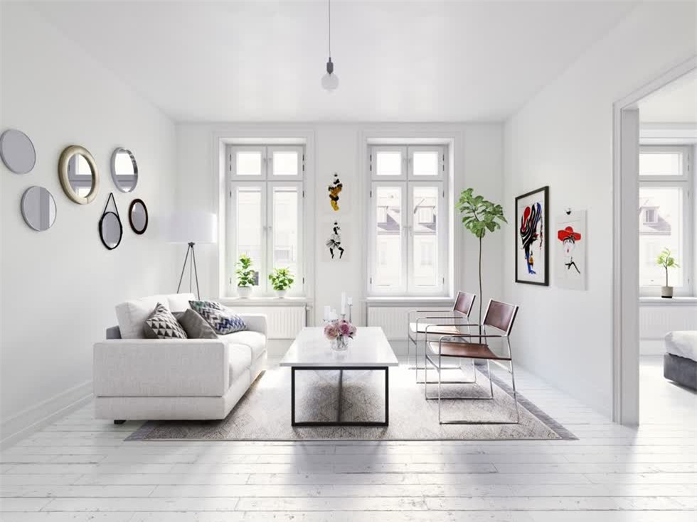 Thiết kế phòng khách với phong cách tối giản cho căn hộ chung cư  - Ảnh 9.
