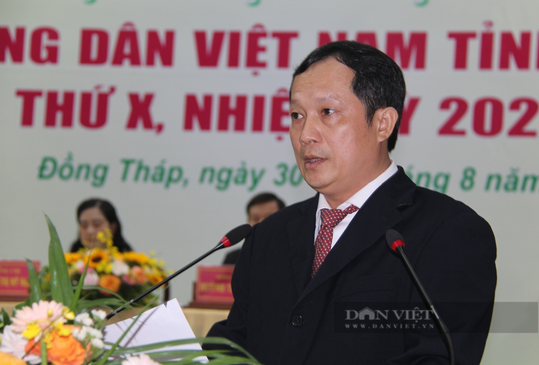 Ông Lý Văn Giàu được bầu tái giữ chức Chủ tịch Hội Nông dân tỉnh Đồng Tháp - Ảnh 1.