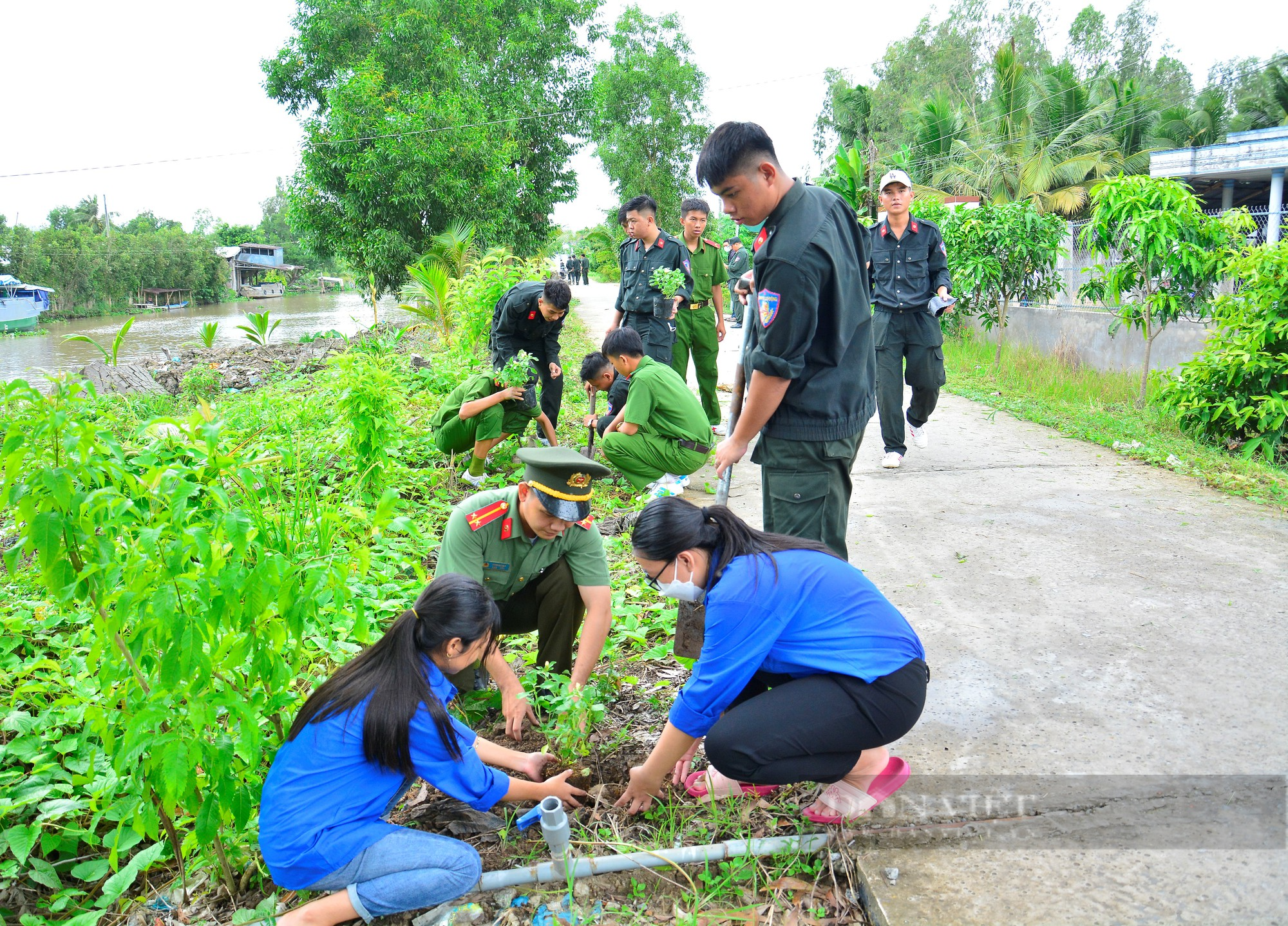 Kiên Giang: Quân - dân đồng lòng xây dựng nông thôn mới xã Ngọc Thuận - Ảnh 3.