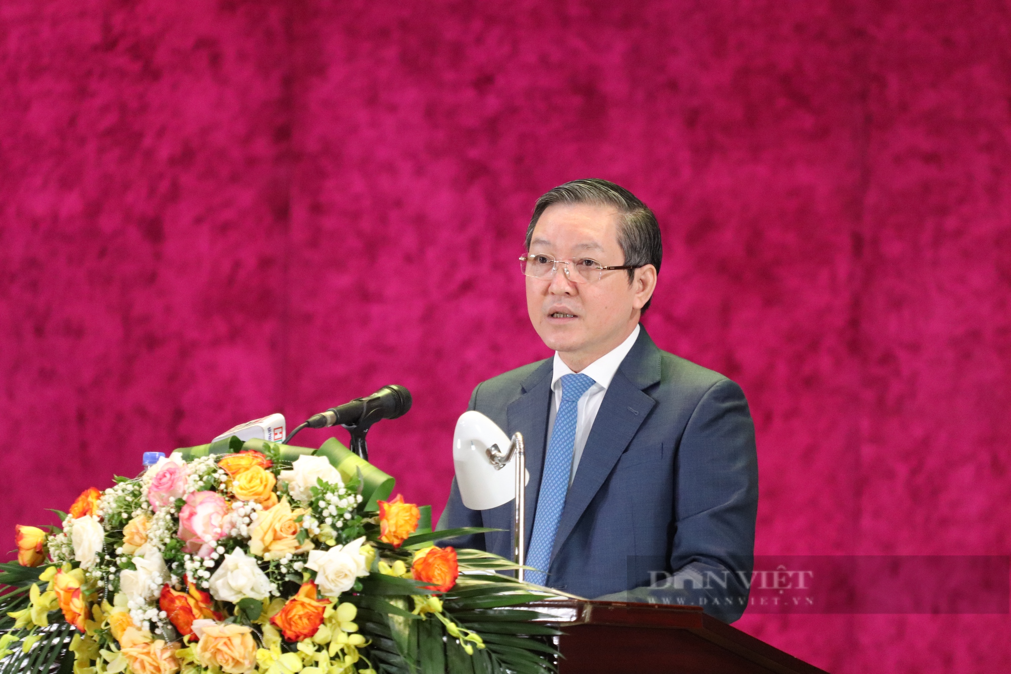 Đại hội đại biểu Hội Nông dân tỉnh Hòa Bình lần thứ XI: Ông Lê Văn Thạch tái cử chức Chủ tịch  - Ảnh 1.