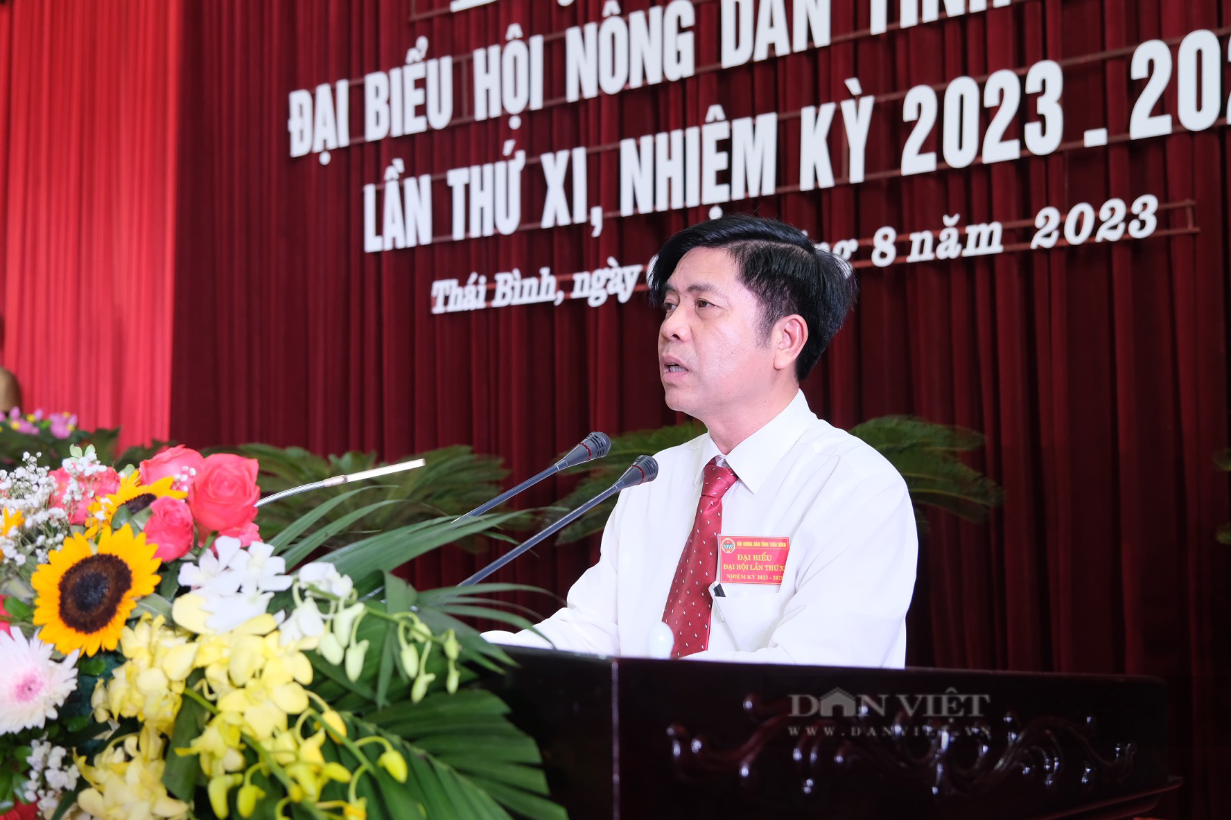 Đại hội đại biểu Hội Nông dân tỉnh Thái Bình lần thứ XI, nhiệm kỳ 2023-2028 - Ảnh 3.