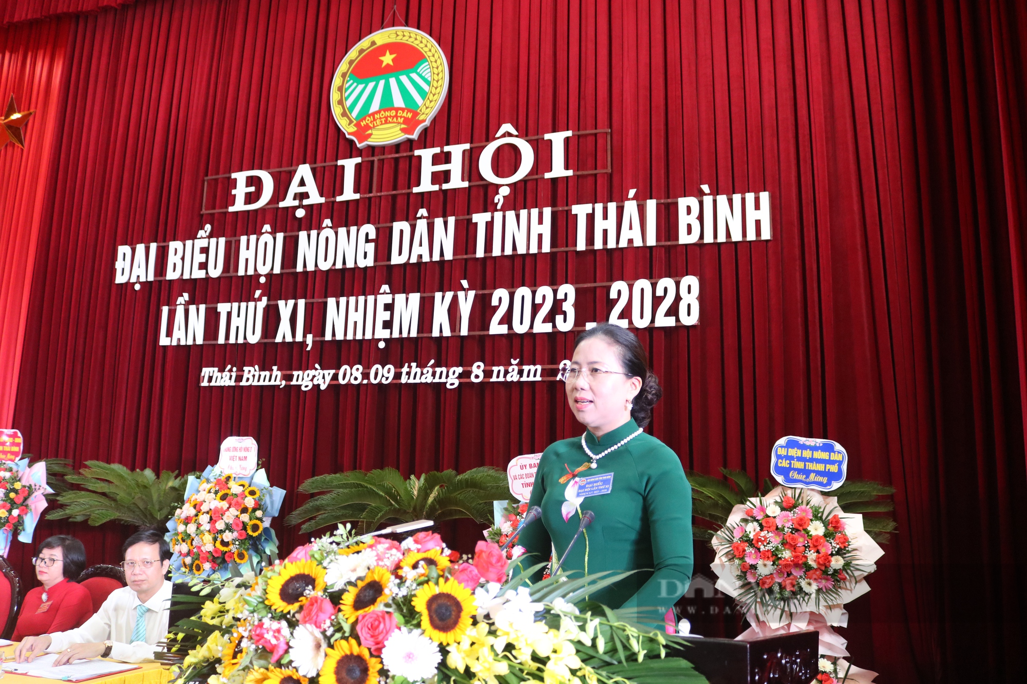 Đại hội đại biểu Hội Nông dân tỉnh Thái Bình lần thứ XI, nhiệm kỳ 2023-2028 - Ảnh 4.