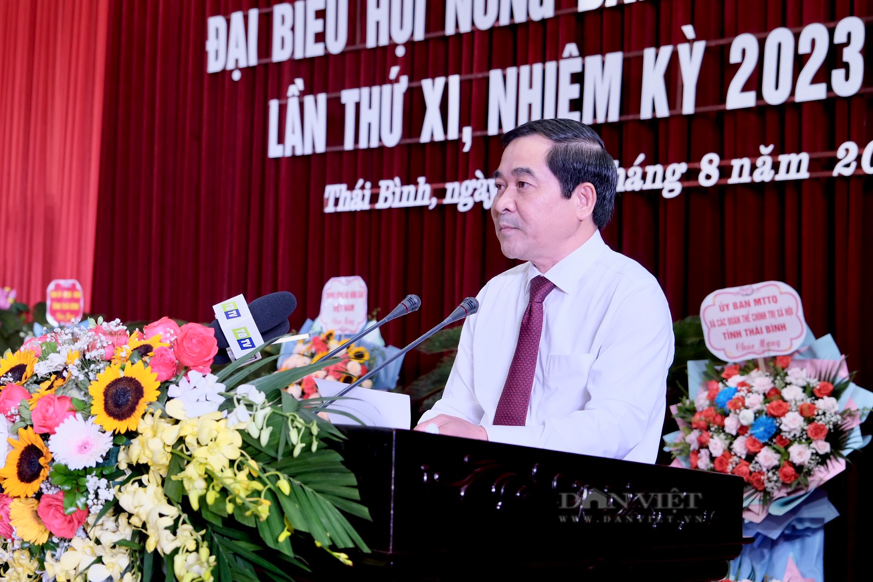 Đại hội đại biểu Hội Nông dân tỉnh Thái Bình lần thứ XI, nhiệm kỳ 2023-2028 - Ảnh 5.
