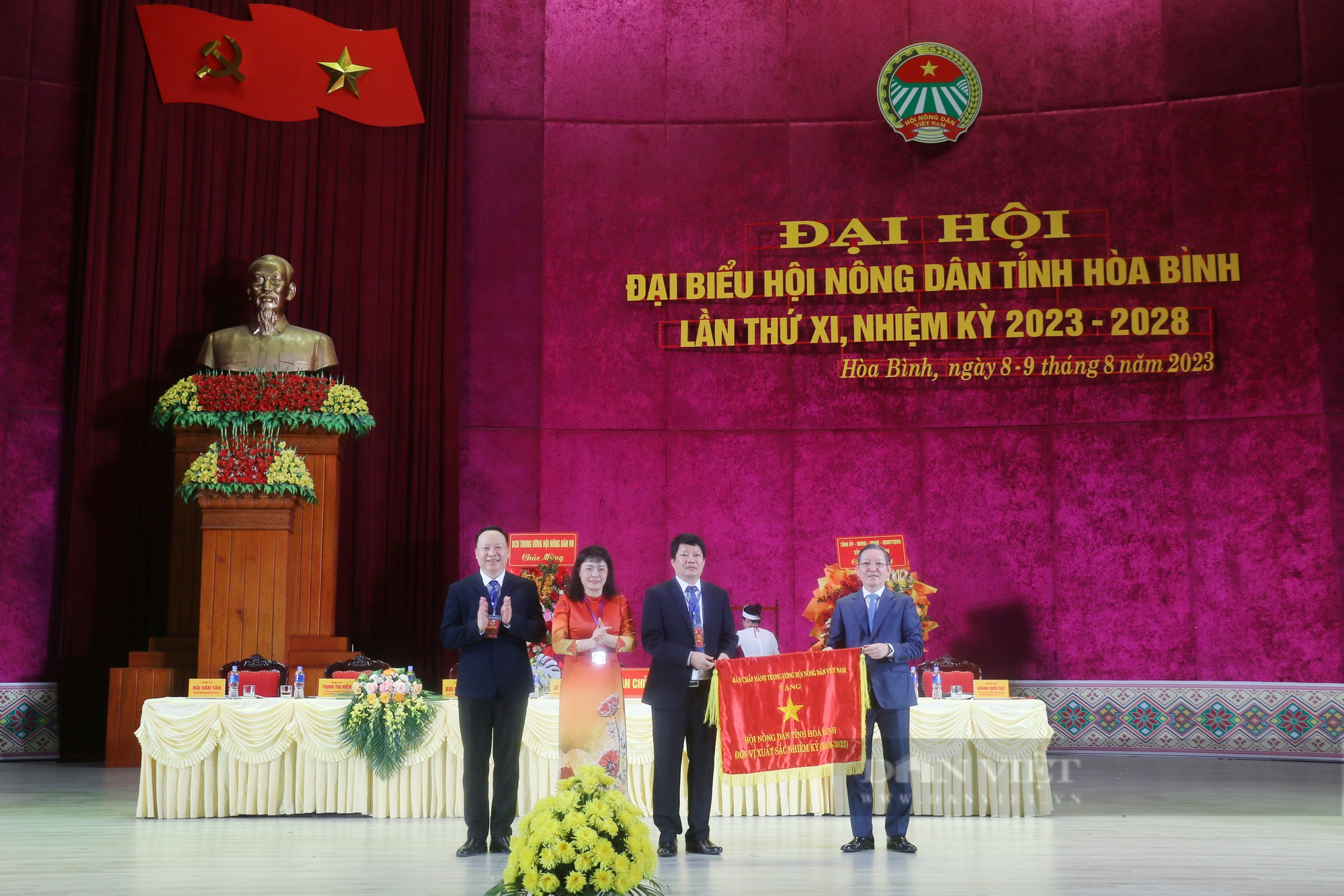 Chủ tịch Hội NDVN Lương Quốc Đoàn gợi mở những vấn đề quan trọng tại Đại hội đại biểu Hội ND tỉnh Hòa Bình- Ảnh 4.