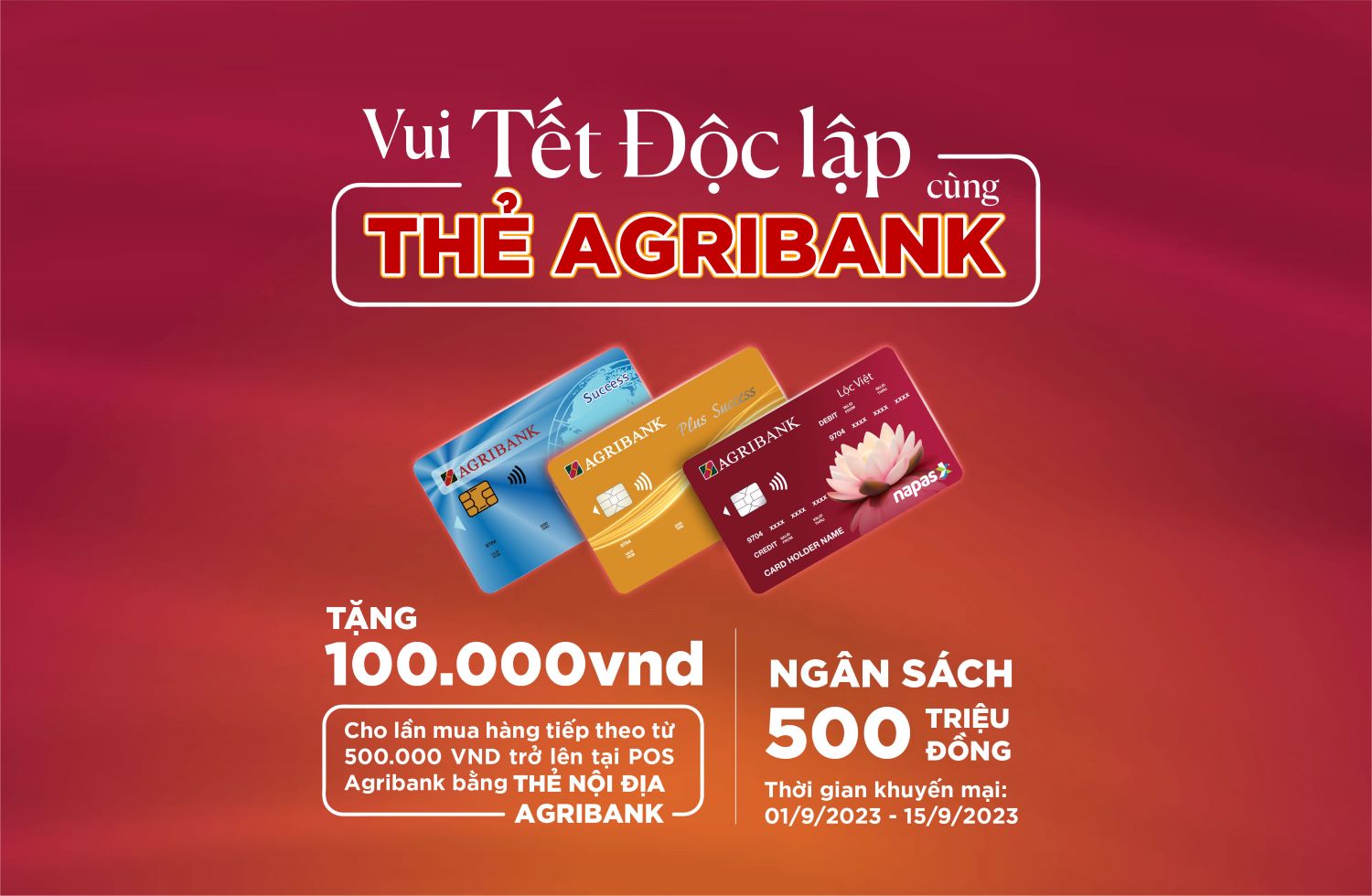 Vui Tết độc lập, tất bật nhận quà cùng Agribank - Ảnh 1.