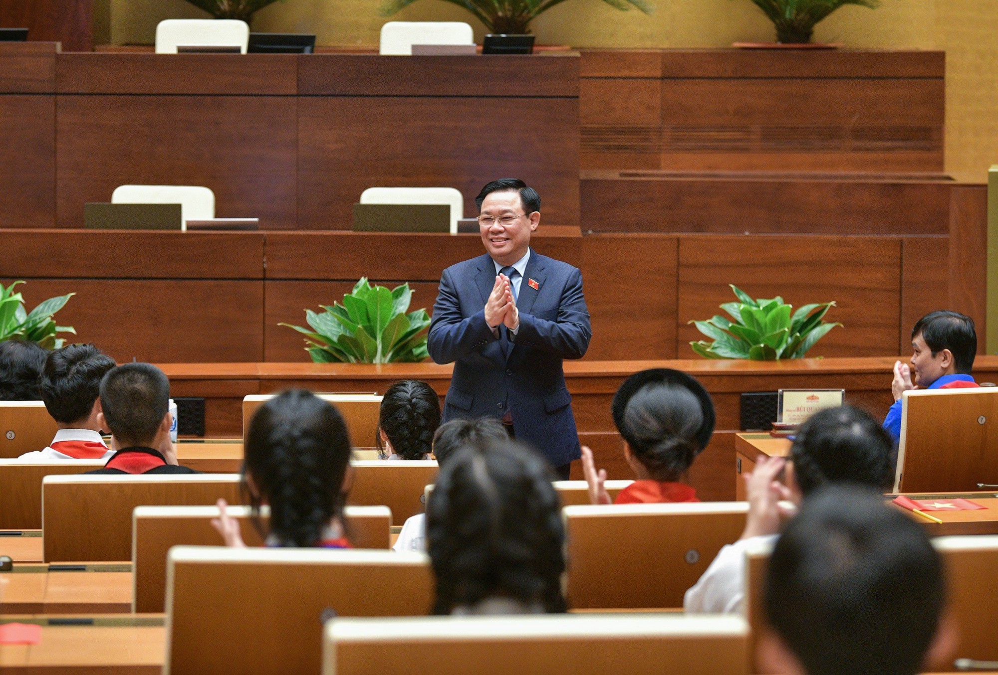Chủ tịch Quốc hội dự Phiên họp giả định Quốc hội trẻ em lần thứ nhất - Ảnh 2.