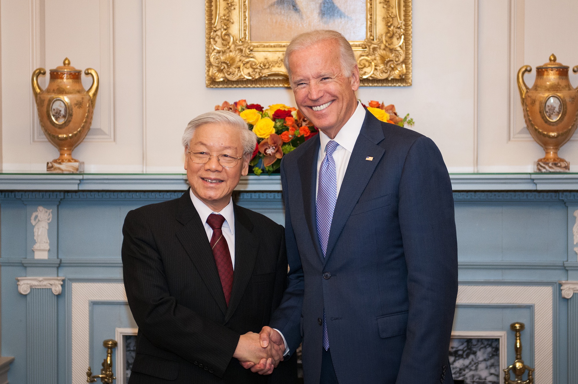 Trực tiếp: Lễ đón Tổng thống Mỹ Joe Biden thăm Việt Nam - Ảnh 1.
