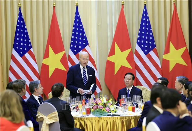 Tổng thống Joe Biden lẩy Kiều trong cuộc chiêu đãi của Chủ tịch nước Võ Văn Thưởng - Ảnh 3.