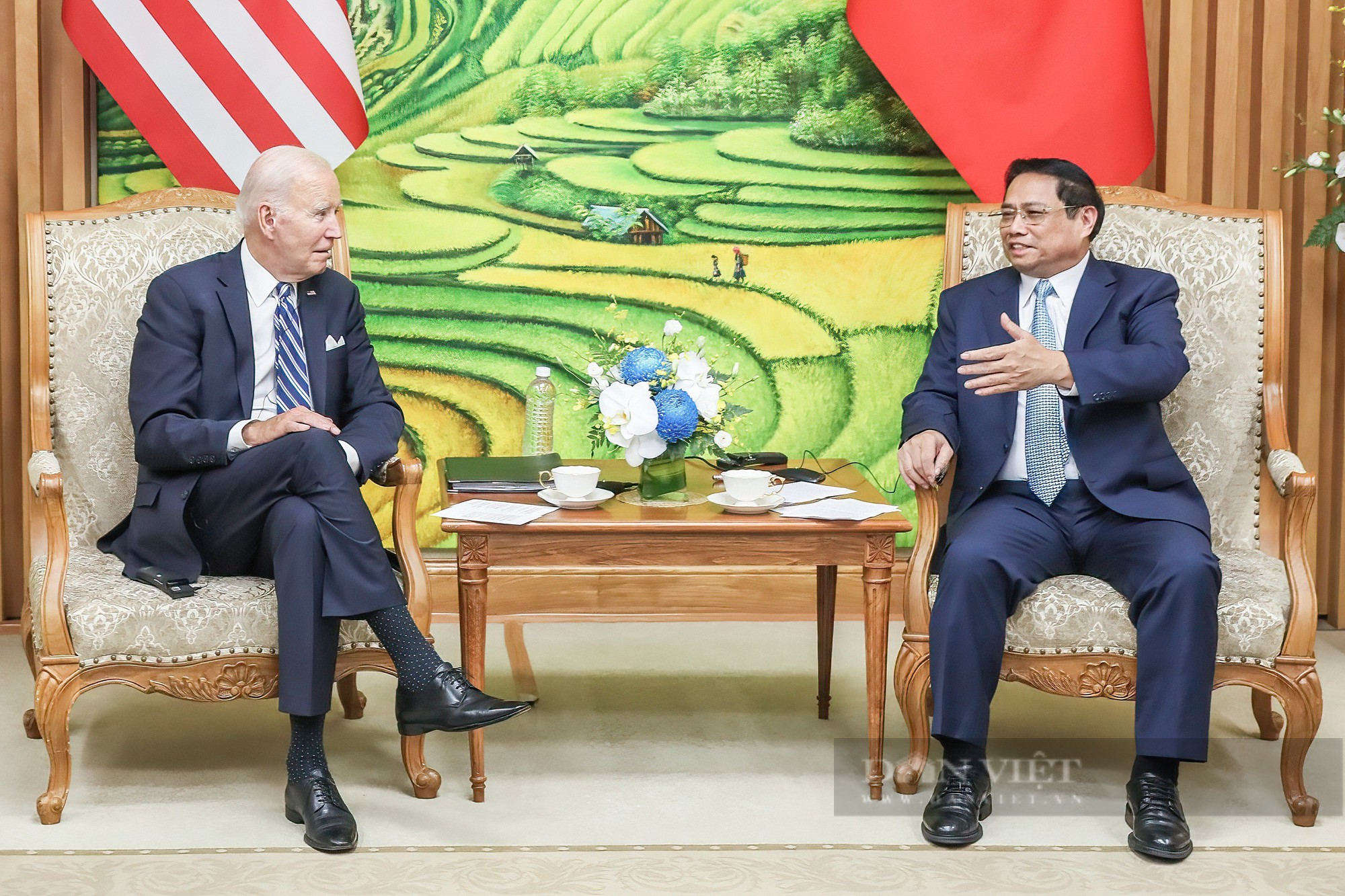 Hình ảnh Thủ tướng Phạm Minh Chính hội kiến Tổng thống Joe Biden - Ảnh 2.