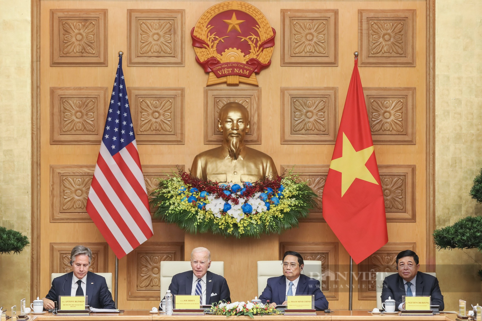 Hình ảnh Thủ tướng Phạm Minh Chính hội kiến Tổng thống Joe Biden - Ảnh 6.