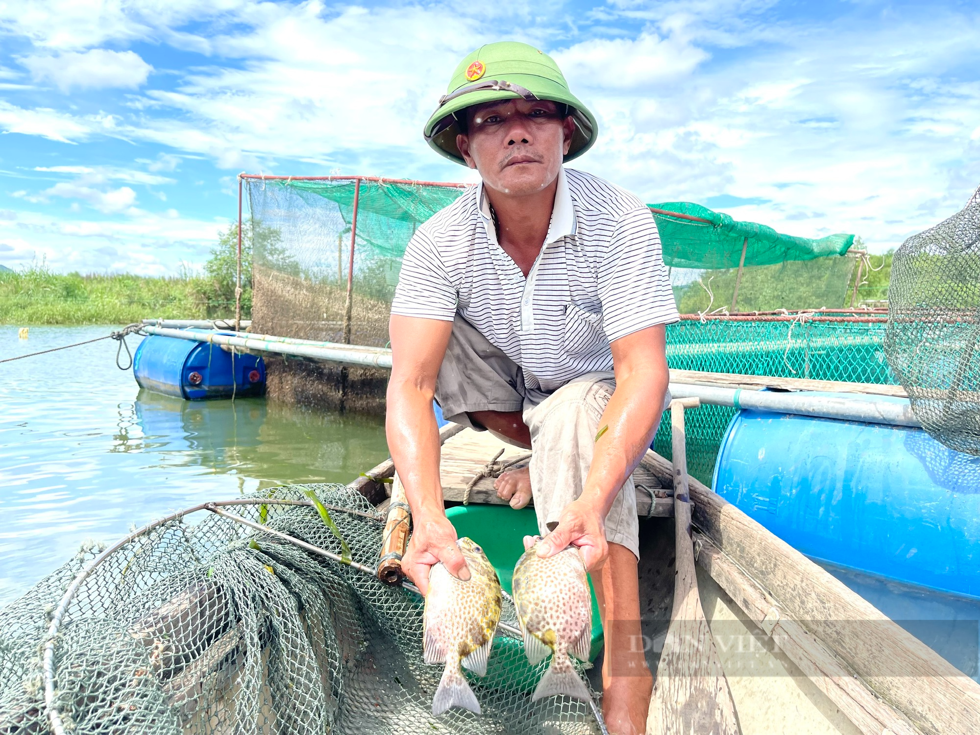 Quảng Bình: Nuôi cá chẽm, cá dìa trên dòng nước lợ, nông dân nơi này vớt lên toàn con to bự nhưng lo điều này! - Ảnh 4.