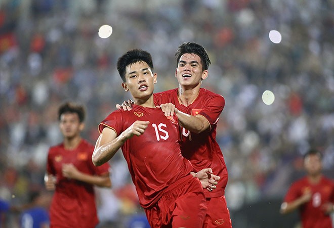 U23 Việt Nam vs U23 Singapore - Ảnh 3.