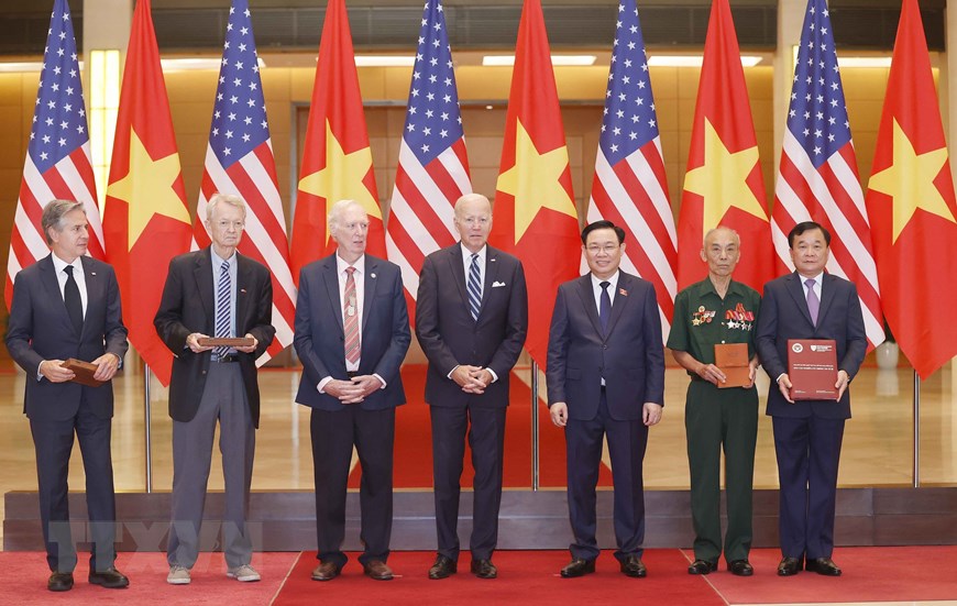 Toàn cảnh chuyến thăm của Tổng thống Mỹ Joe Biden tới Việt Nam - Ảnh 33.
